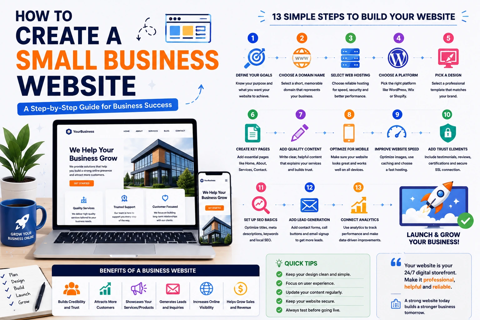 How to Create a Small Business Website