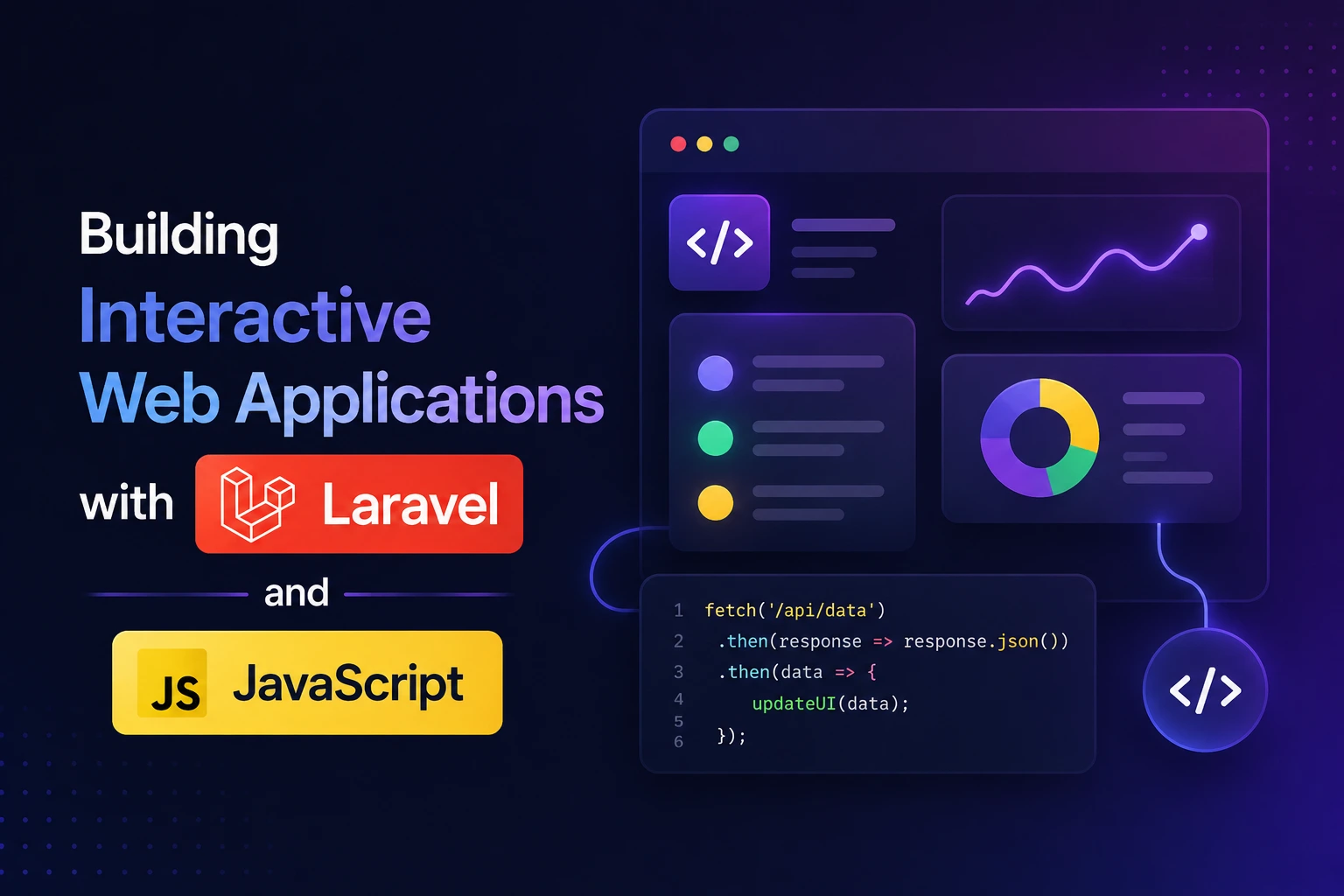 Building Interactive Web Applications with Laravel and JavaScript: A Complete Developer Guide